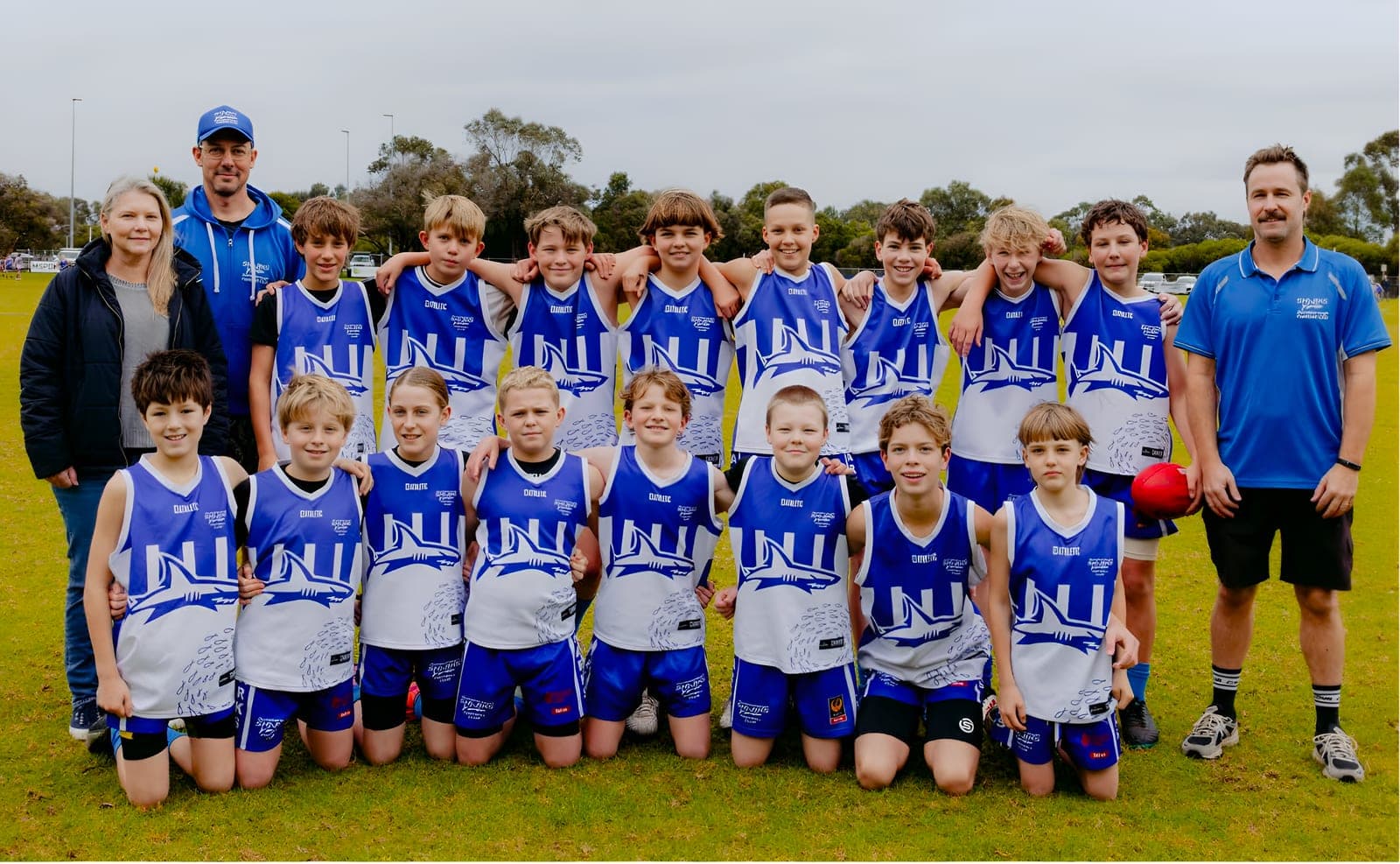 Junior Sharks team photo